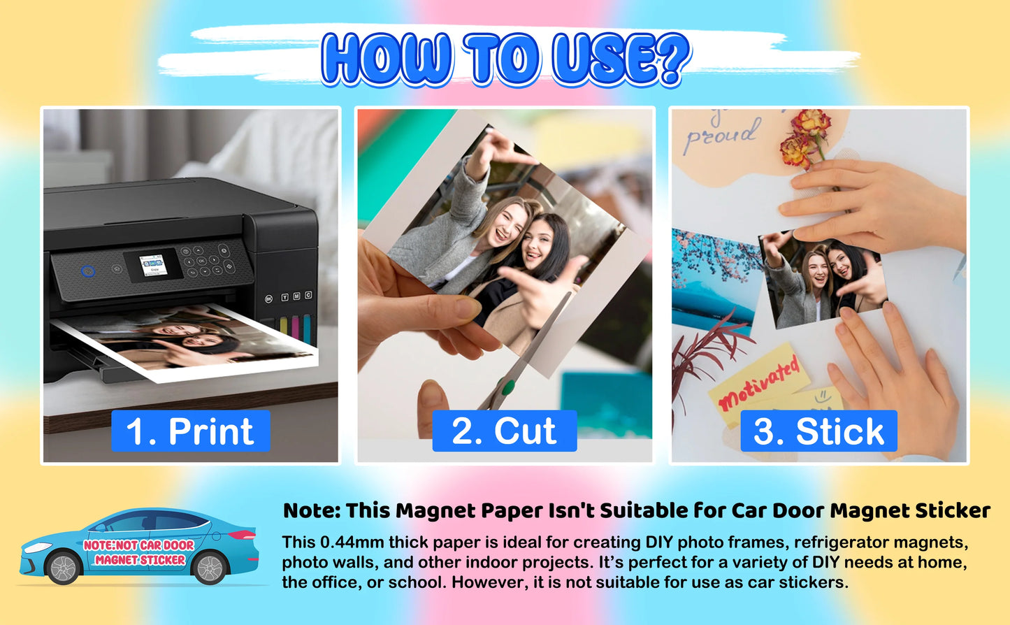 Teckwrap Magnetic Printable Sticker Vinyl