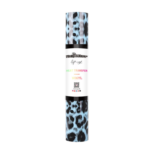Teckwrap Animal Print HTV - Blue Leopard (Discontinued)