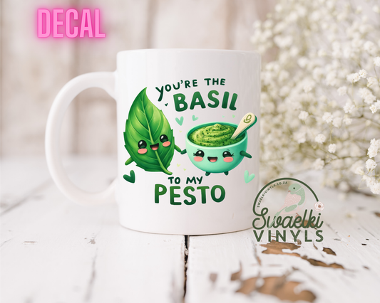 UV DTF Decal - Basil to my Pesto