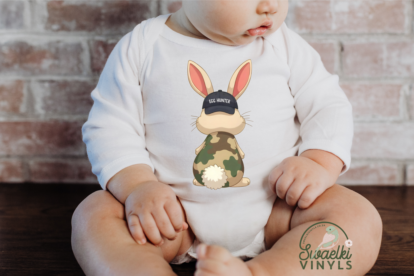 DTF Transfer - Easter Camo Bunny