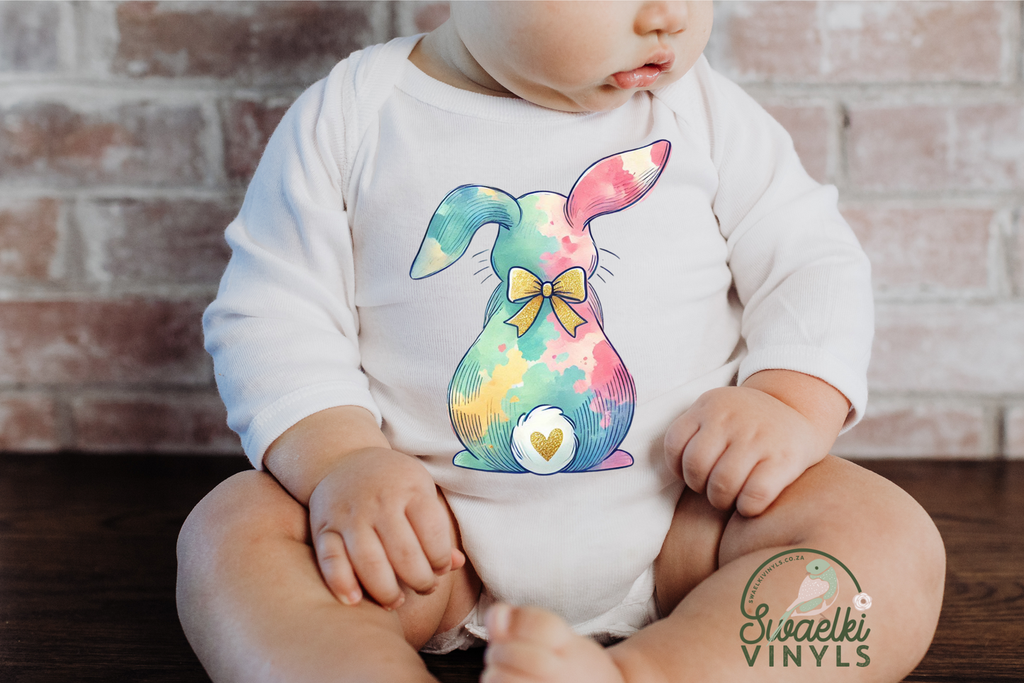 DTF Transfer - Easter Pastel Watercolour Bunny 1