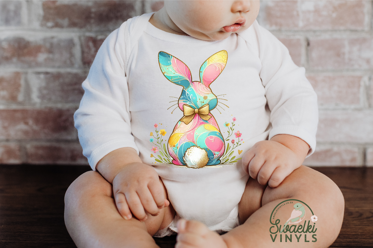 DTF Transfer - Easter Pastel Watercolour Bunny 2