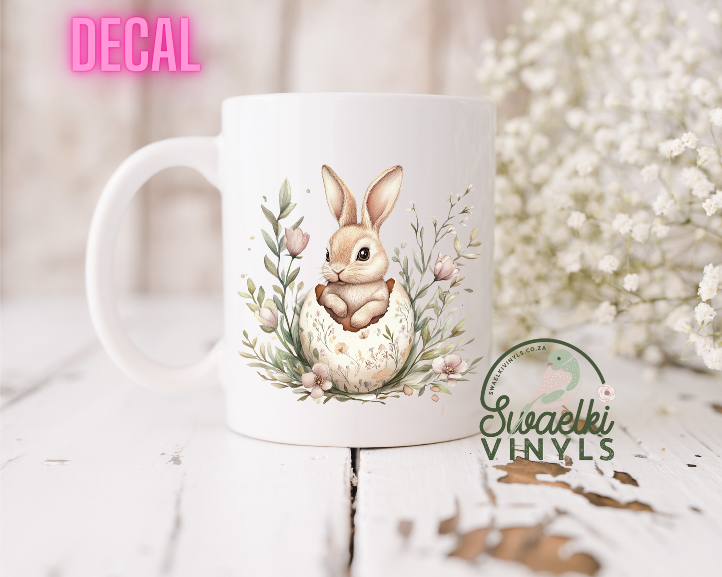 UV DTF Decal - Easter Bunny in Egg 3