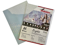 Maizey's Craft - Inkjet PET Bright Metallic Star A4 (10/pack)
