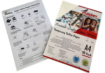Maizey's Craft - Inkjet Printable Tattoo Paper - Clear A4 (10/Pack)