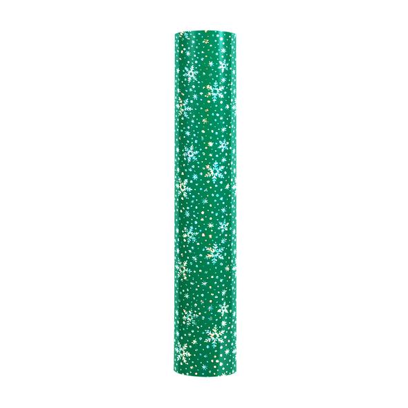 Snowflakes Pattern HTV - Green