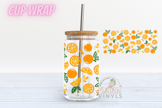 UV DTF Cup Wrap - Citrus