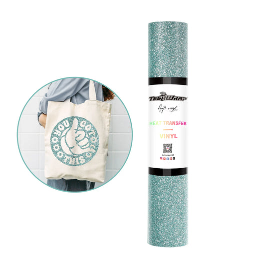 Teckwrap Glitter HTV - Aqua