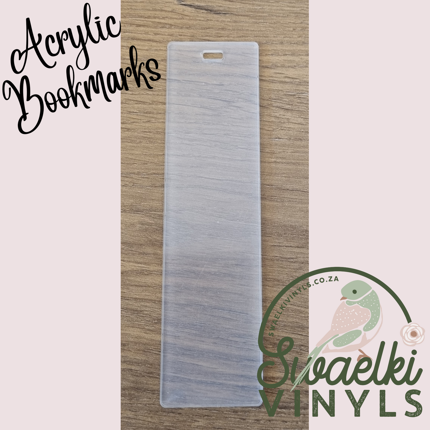 Bookmark Clear Acrylic Blanks