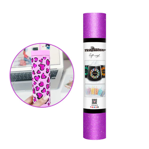 Teckwrap Glitter Vinyl - Magenta