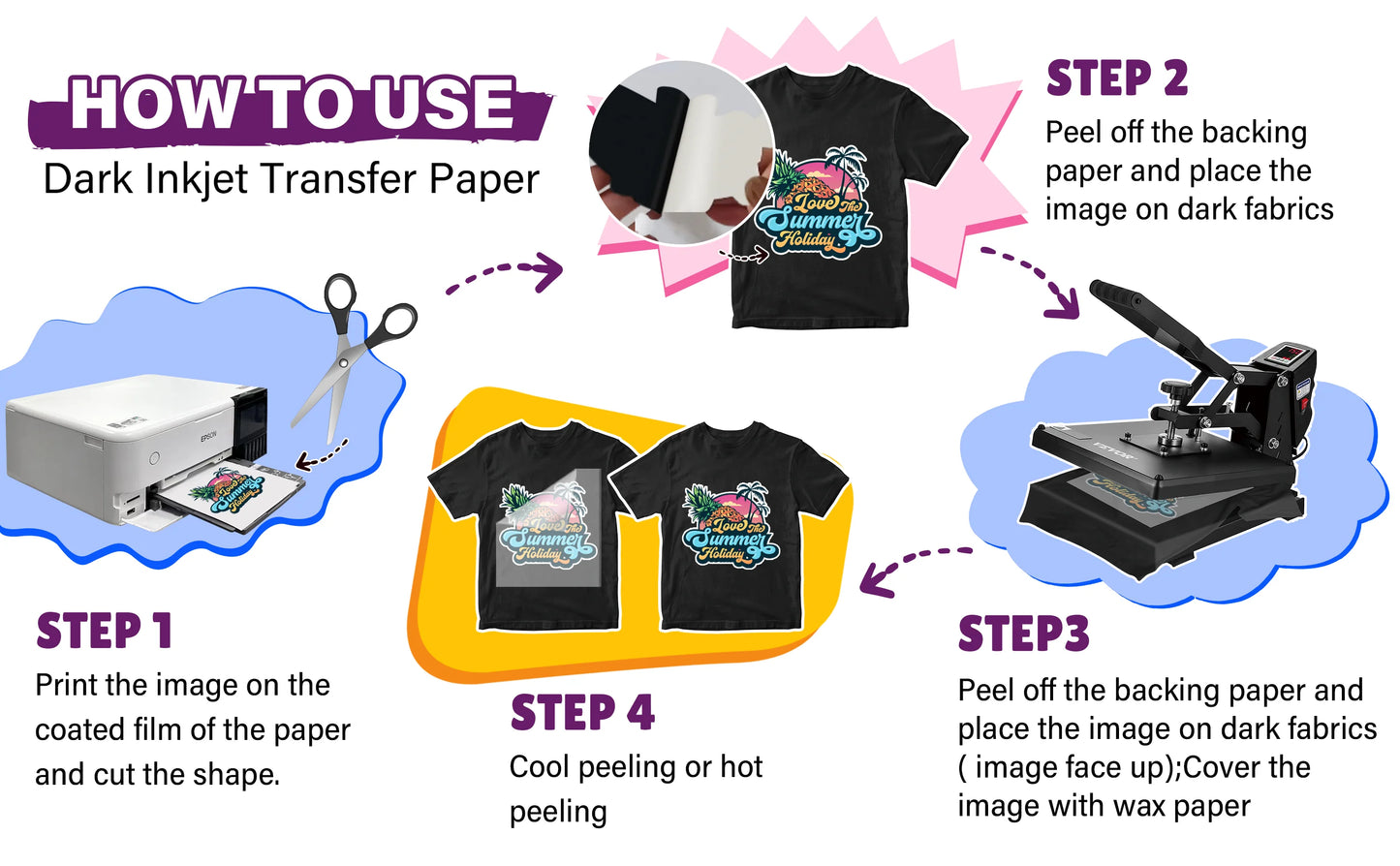 Teckwrap Inkjet Heat Transfer Paper