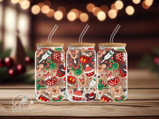 UV DTF Cup Wrap - Christmas Design 1