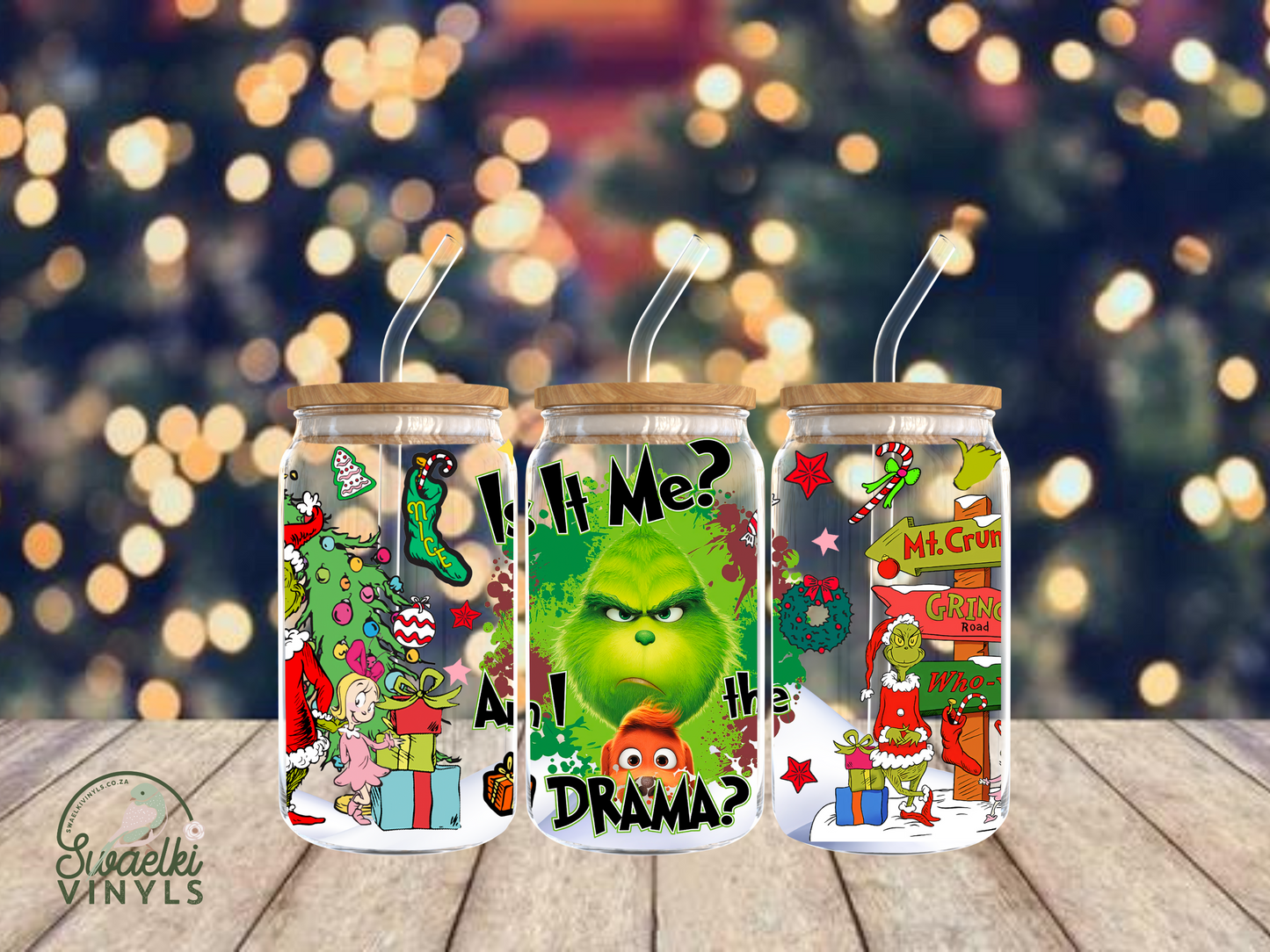 UV DTF Cup Wrap - Christmas Design 2