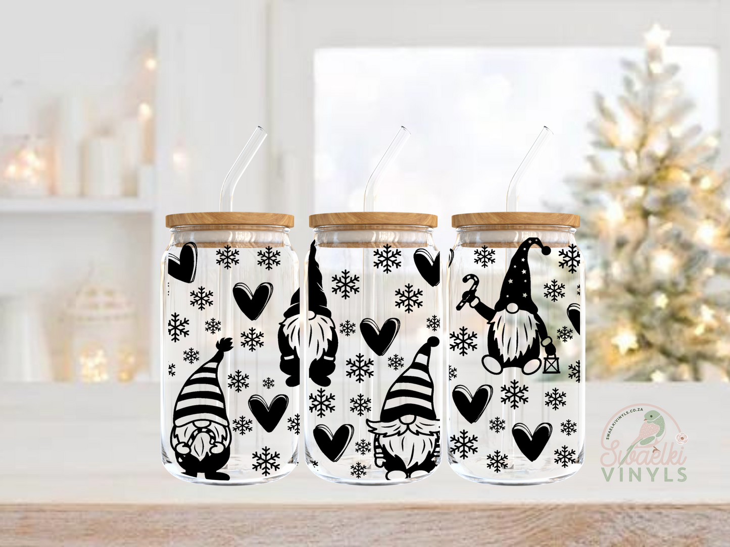 UV DTF Cup Wrap - Christmas Design 9