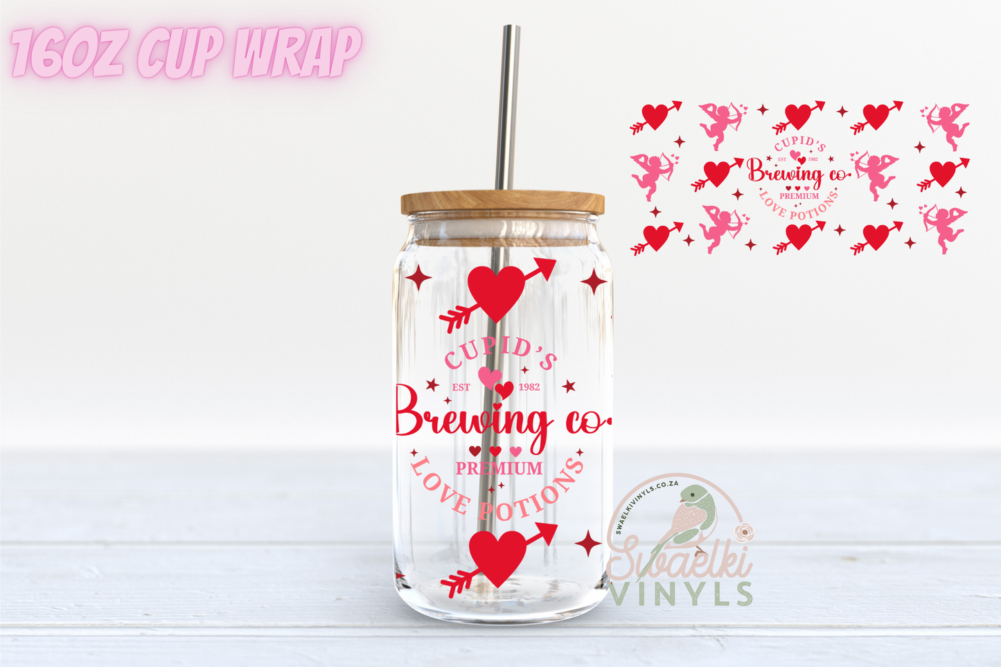 UVDTF Cup Wrap - Cupid Brewing Co