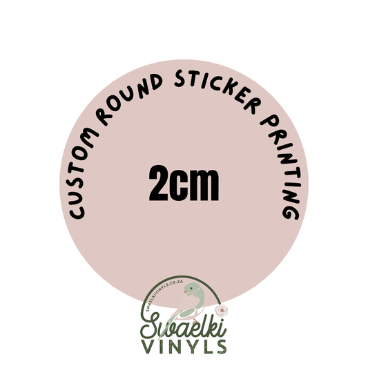 2cm - Custom Round Stickers