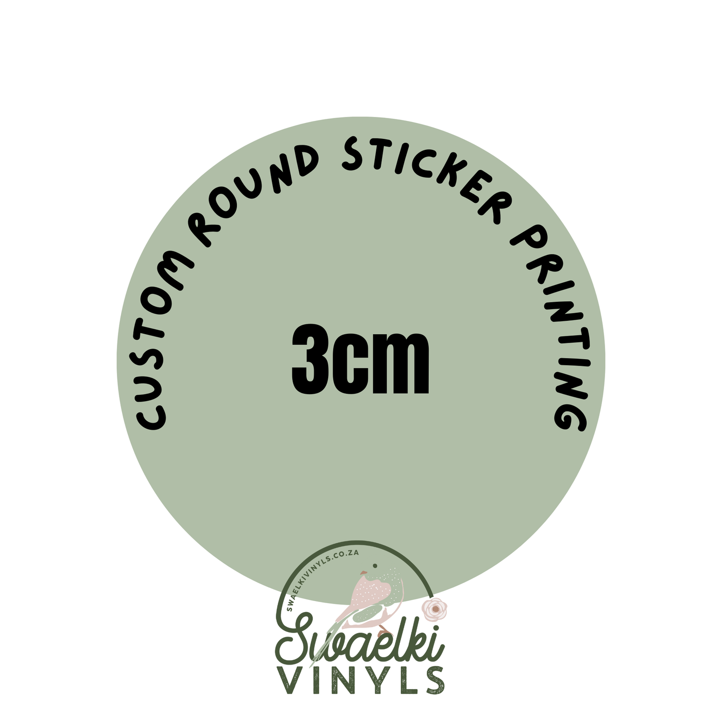 3cm - Custom Round Stickers