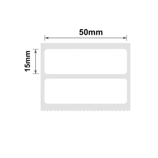 NIIMBOT - B1 / B21 / B3S - 15*50MM/2 - 460 Labels Per Roll - White