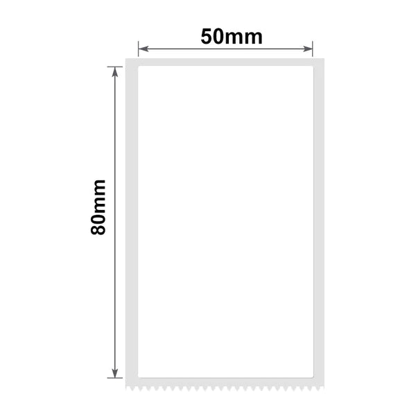 NIIMBOT - B1 / B21 / B3S - 80*50MM - 95 Labels Per Roll - White