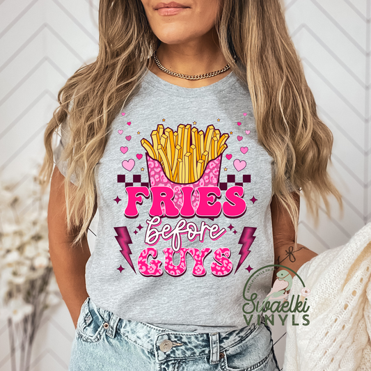 DTF Transfer - Fries before Guys