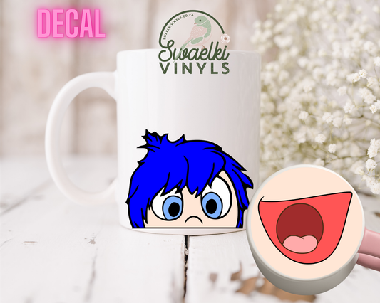 UV DTF Decal - Joy Mug Mouth Sticker