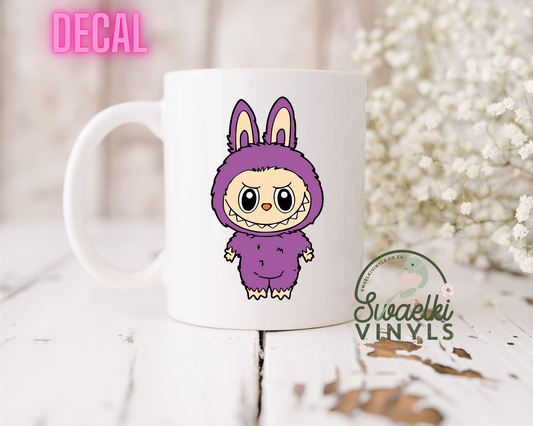 UV DTF Decal - Labubu Body Purple