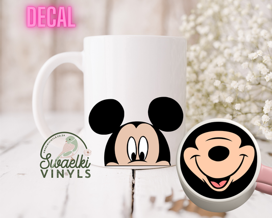 UV DTF Decal - Mickey Mug Mouth Sticker