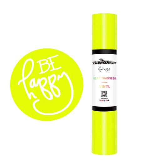 Teckwrap Regular PU HTV - Neon Yellow