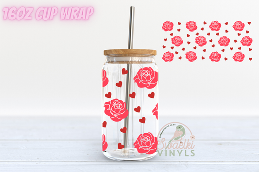 UVDTF Cup Wrap - Roses