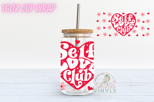 UVDTF Cup Wrap - Self Love Club