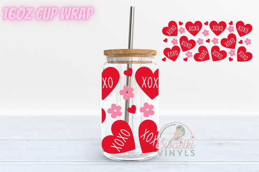 UVDTF Cup Wrap - XOXO