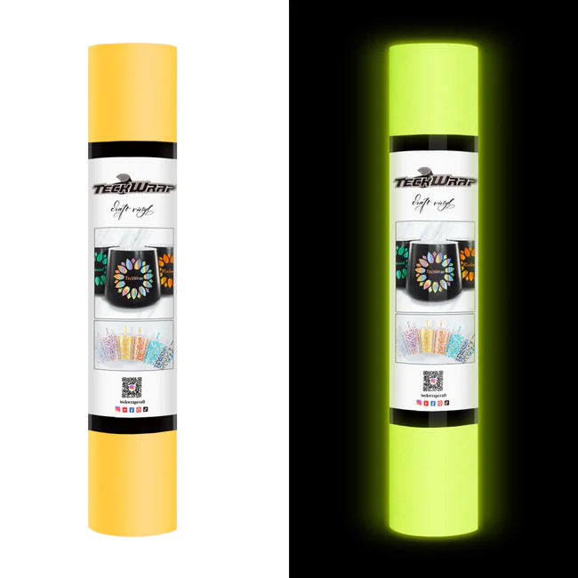 Teckwrap Glow In The Dark Vinyl - Yellow