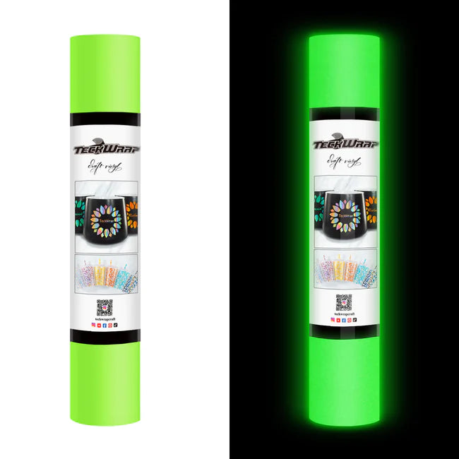 Teckwrap Glow In The Dark Vinyl - Lime