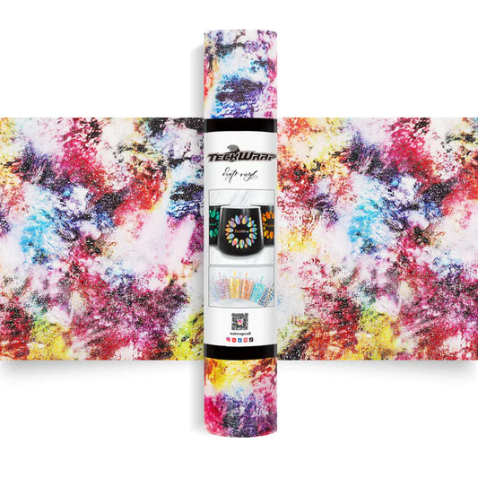 Teckwrap Glitter Brush - Tie Dye