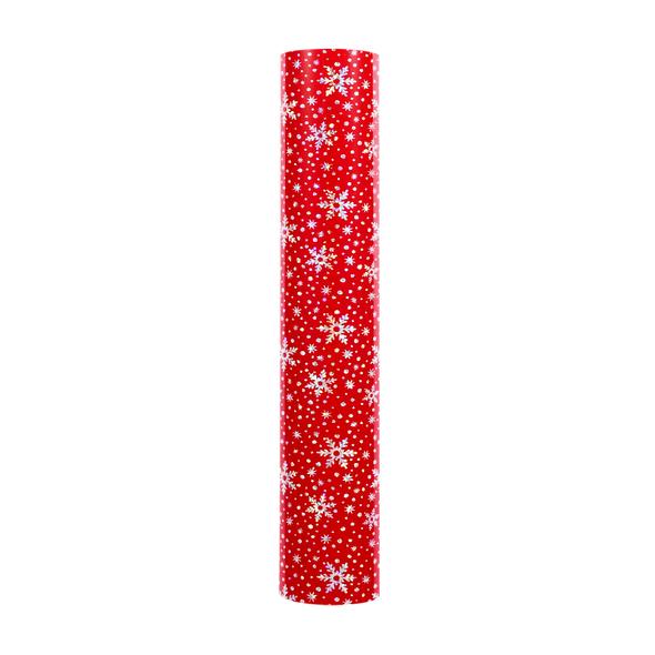 Snowflakes Pattern HTV - Red