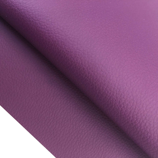 Faux Leather - Litchi Grain Purple