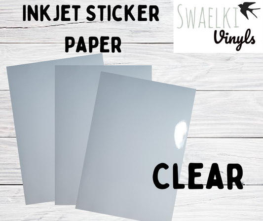 Inkjet Self-Adhesive Clear Transparent Film