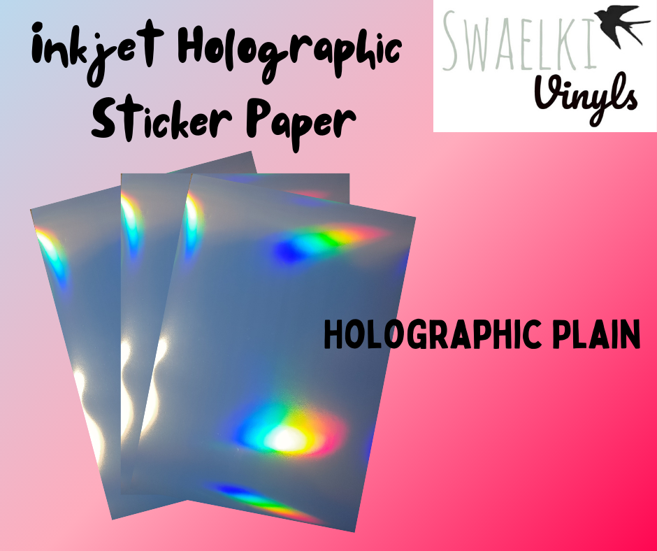 Inkjet Holographic Regular Sticker Paper