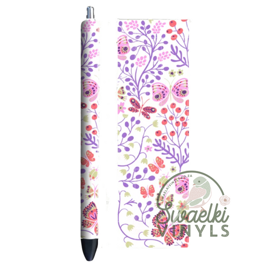 UVDTF Pen Wrap - Floral