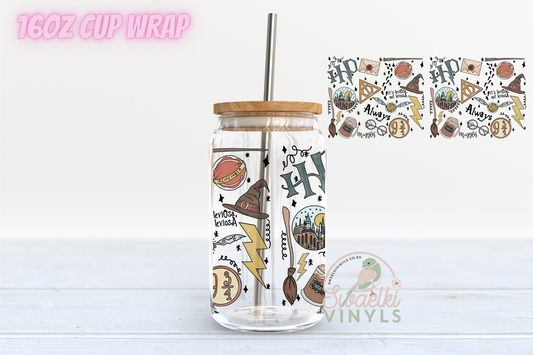 UV DTF Cup Wrap - Harry Potter